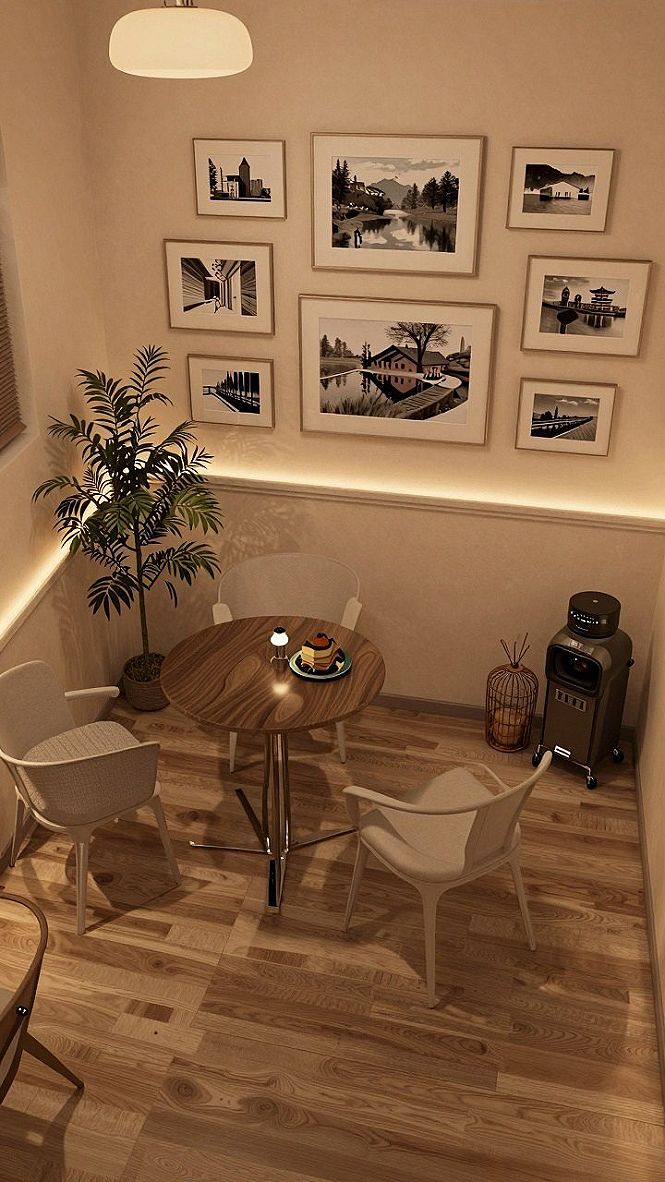 Creating a Gallery Wall in a Narrow Hallway Corner