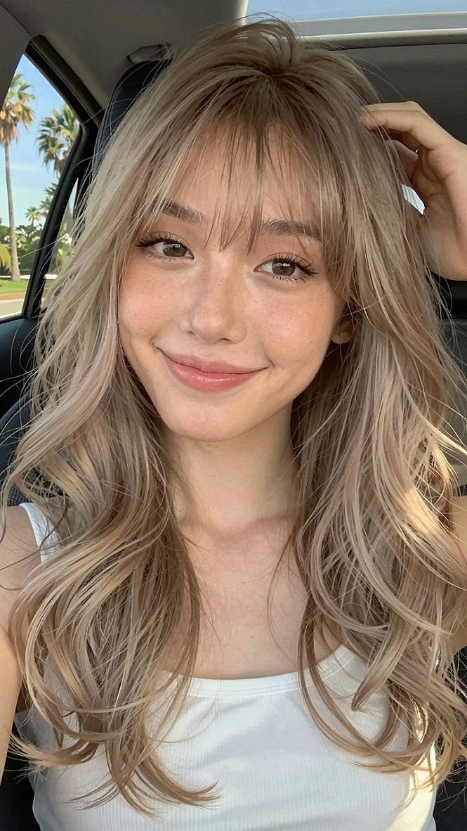Maintaining Lightweight Layered Hair and Wispy Bangs