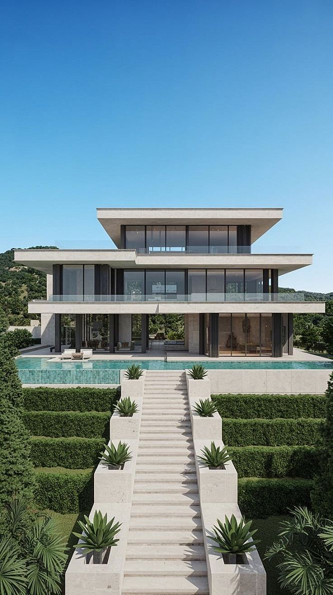 Infinity Pool Paradise: Ultimate Luxury Modern House Exterior