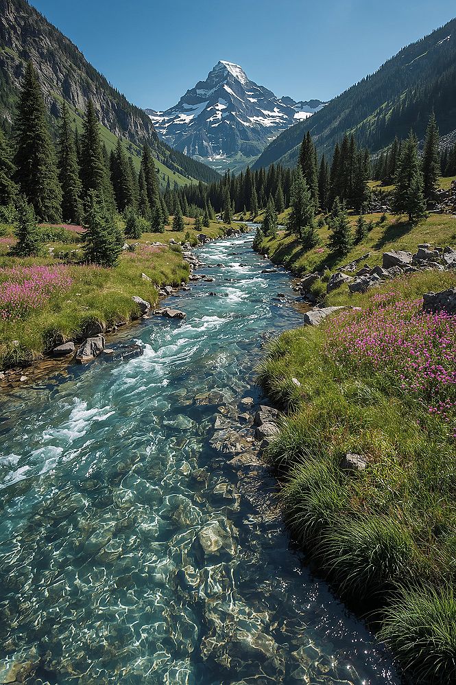 Nature's Beauty Unveiled: Stunning Scenery & Mountain Views