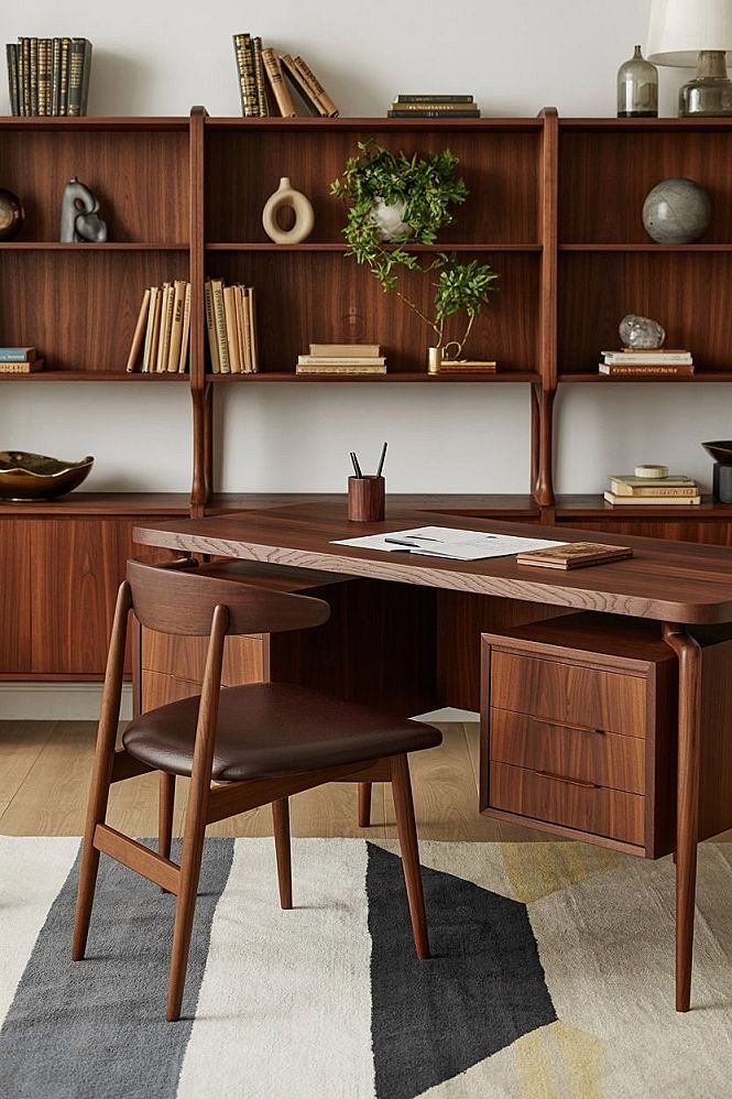 Timeless Mid Century Modern Home Office Designs for Peak Productivity