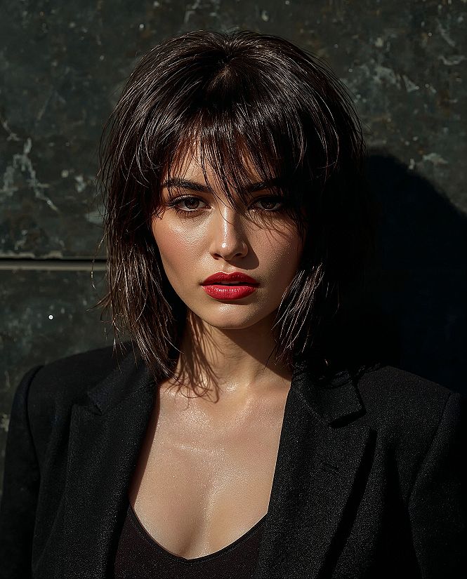 Bold Shoulder Length Bob: Confidence for Every Face Shape