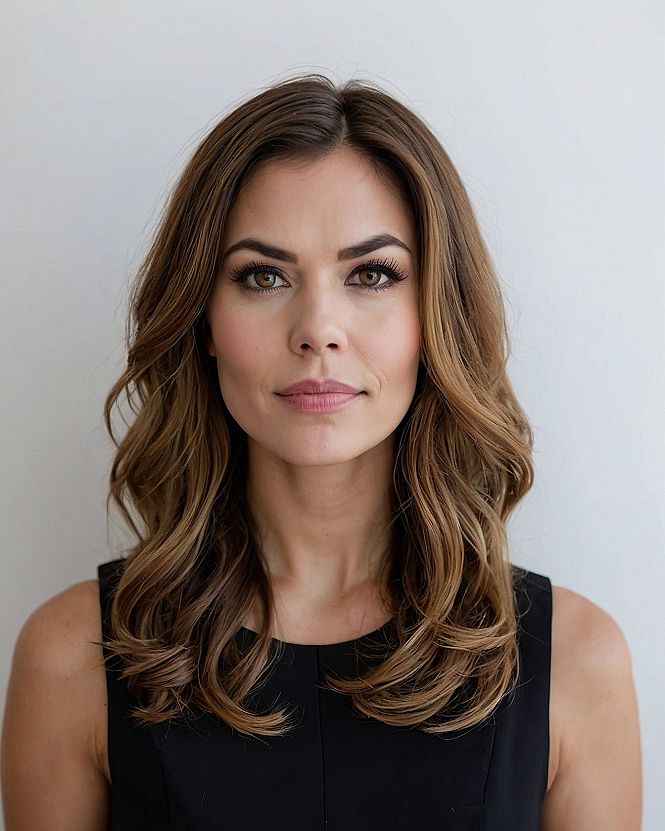 Styling Your Layered Lob With Soft Waves