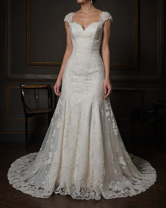 Styling a Cap Sleeve Lace Corset Wedding Gown