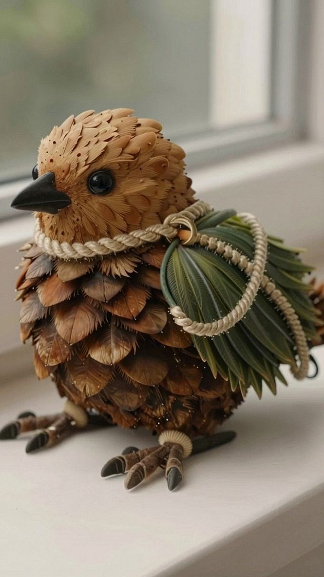 Making Leaf Owl Sculptures For Autumn Decor
