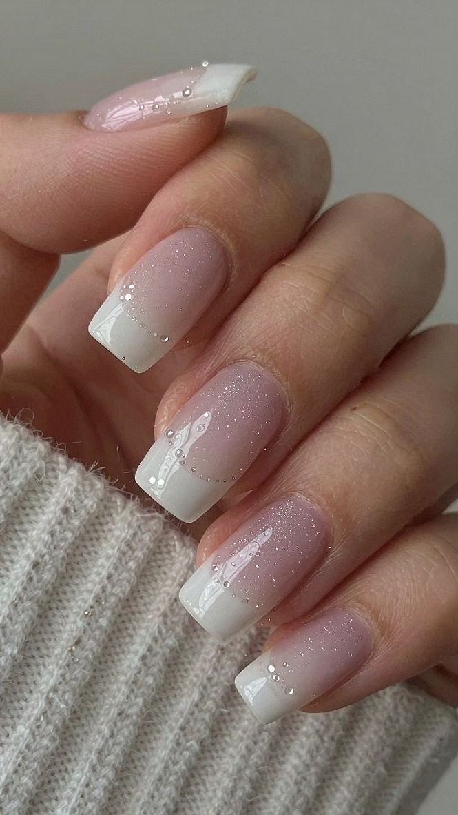 Adding Subtle Polish Accents to Your Squoval French Nude Nails
