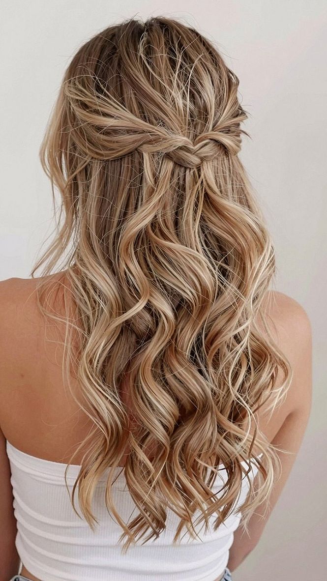 Adding Braided Details to Your Half Up Wedding Hair