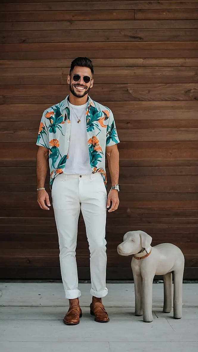 Blooming Bold: Men's Summer Style
