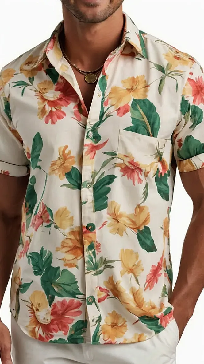 Floral Fury: Men's Fashion