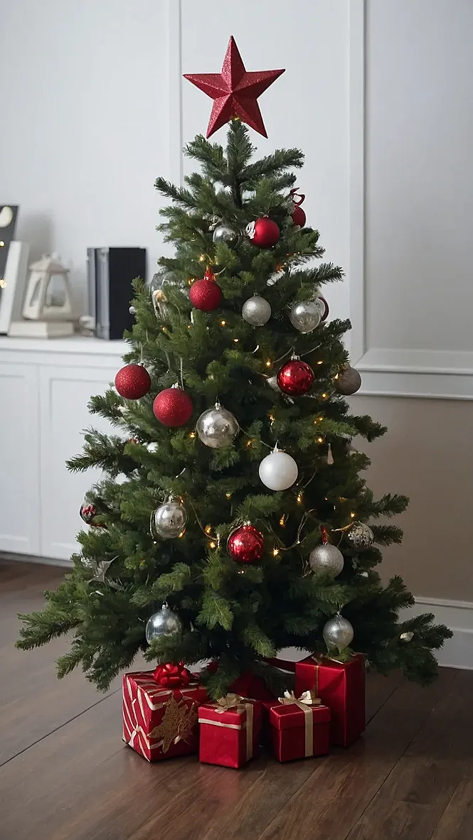 Red & Silver Simplicity