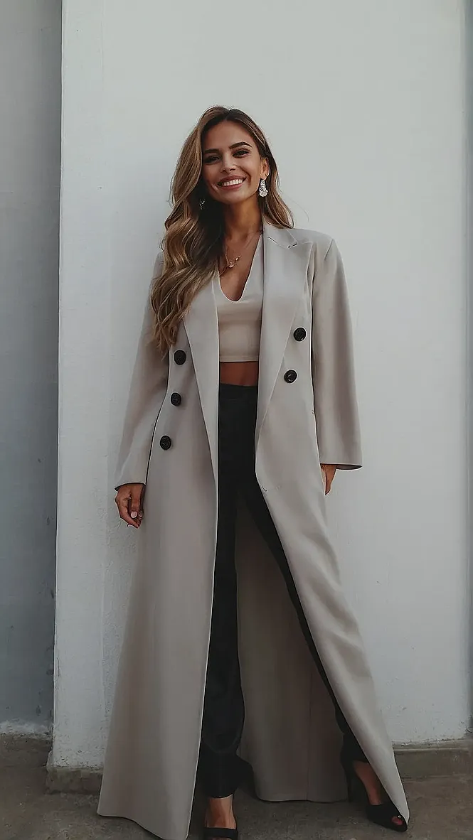 Chic and Cozy: The Power of a Long Coat: