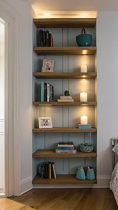 Dreamy Bedroom Shelves