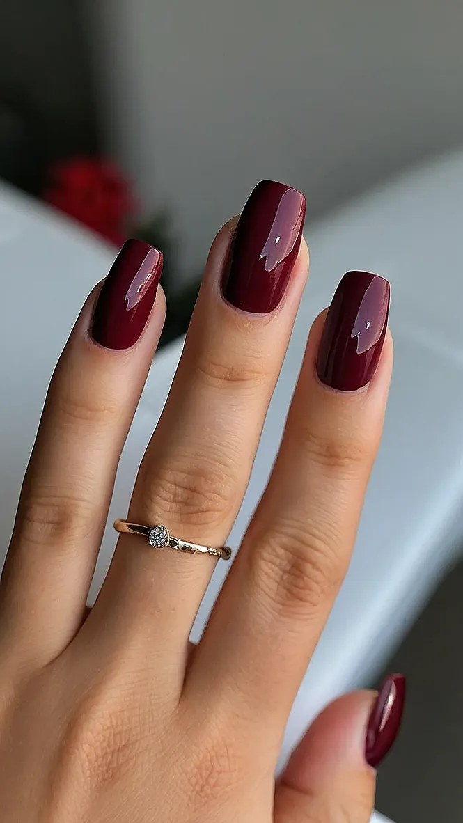 Velvet Wine Nails