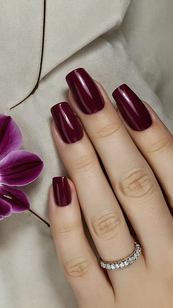 Jewel-Toned Burgundy
