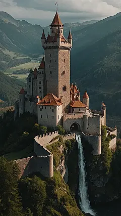 Waterfall’s Embrace: