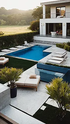 Glamour House: Where Dreams Come True (and Pools are Always Sparkling)