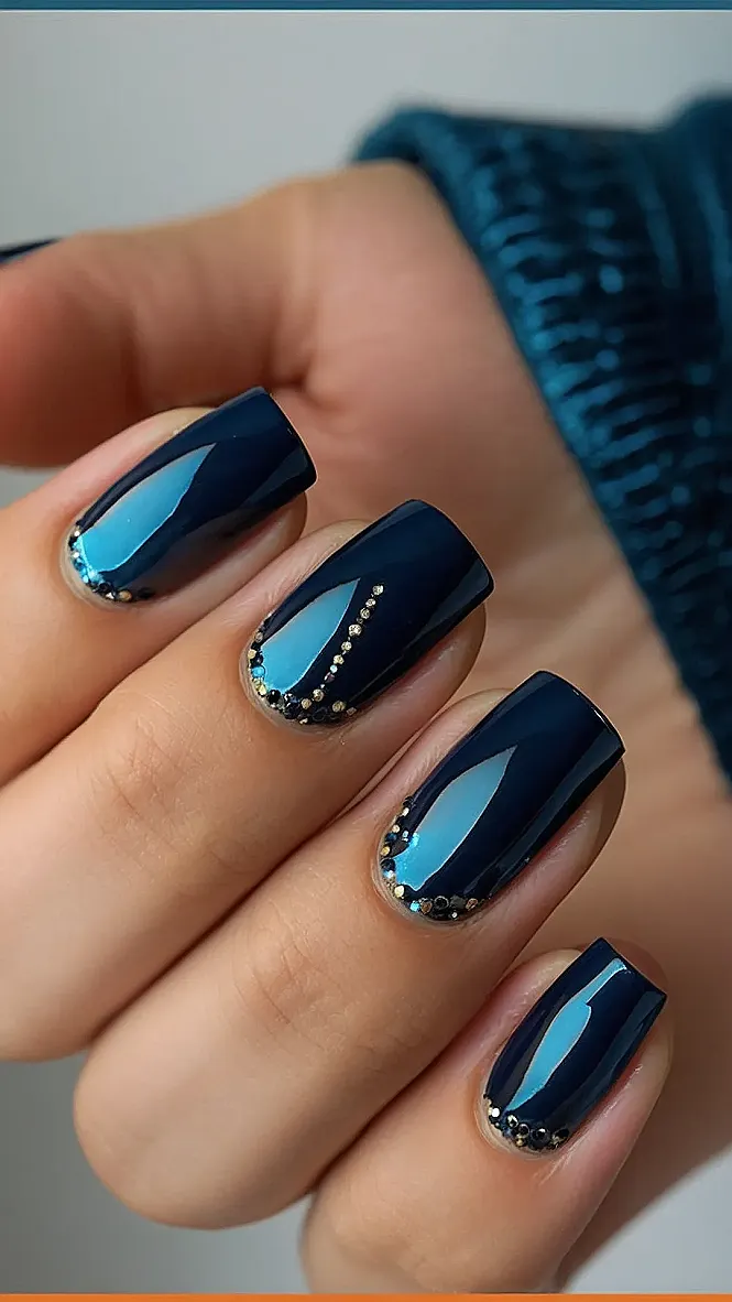 Flutterby French Nails