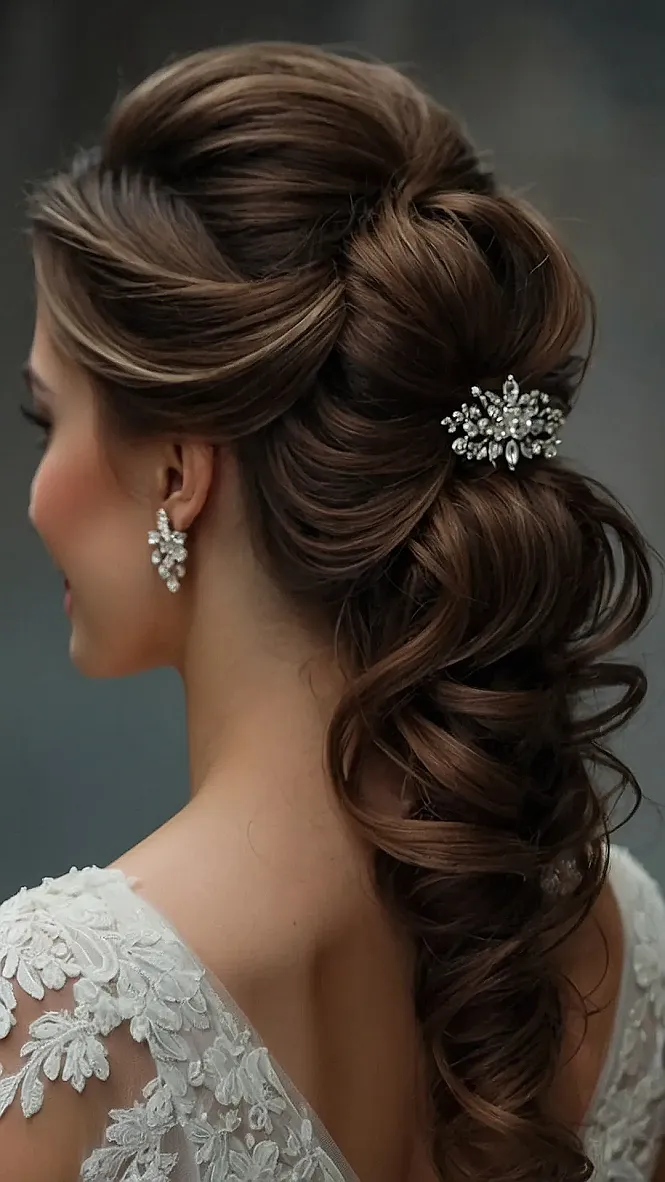 Glamorous Bridal Hair Designs
