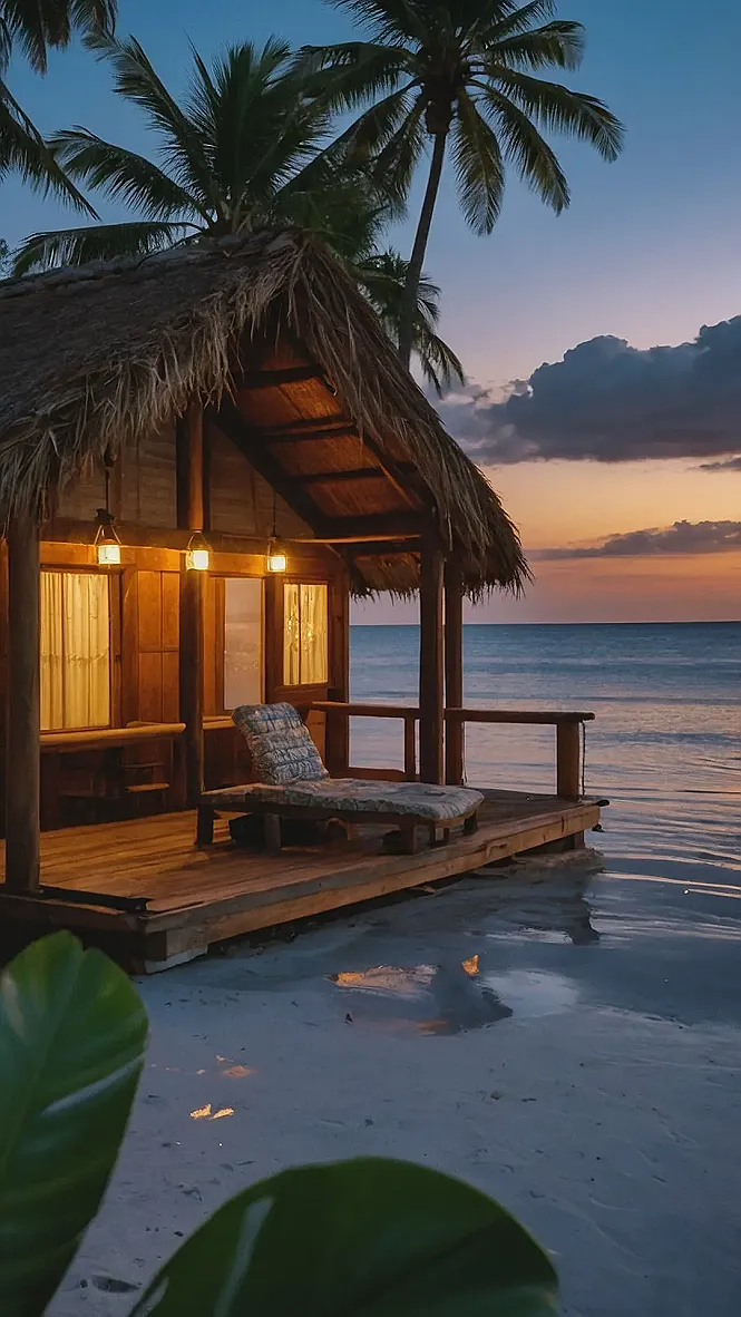 Whispering Pines and Crystal Waters for Gentle Reflection