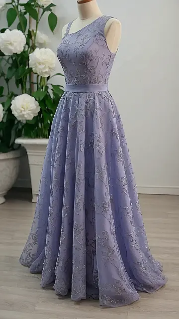 Blue Floral Frock Outfit: Ready to Blossom!