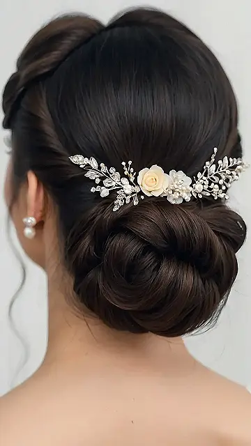 Bridal Hair Bloom