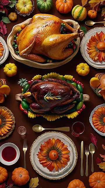 Thanksgiving Wallpaper Feast