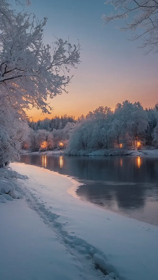 Sun-Kissed Snow: