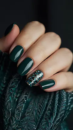 Lilac Dreamscape Nails