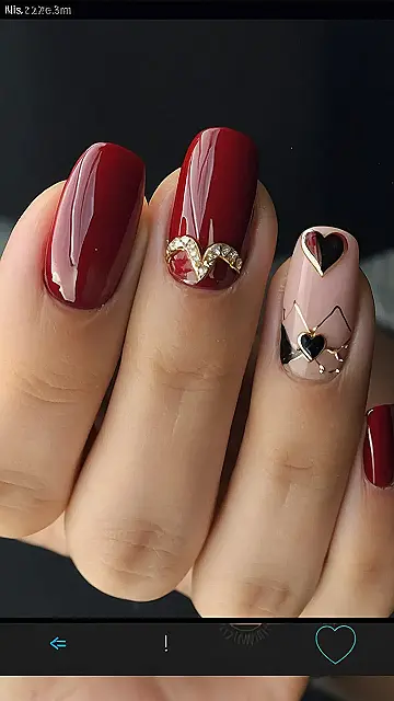 Valentine’s Nail Art