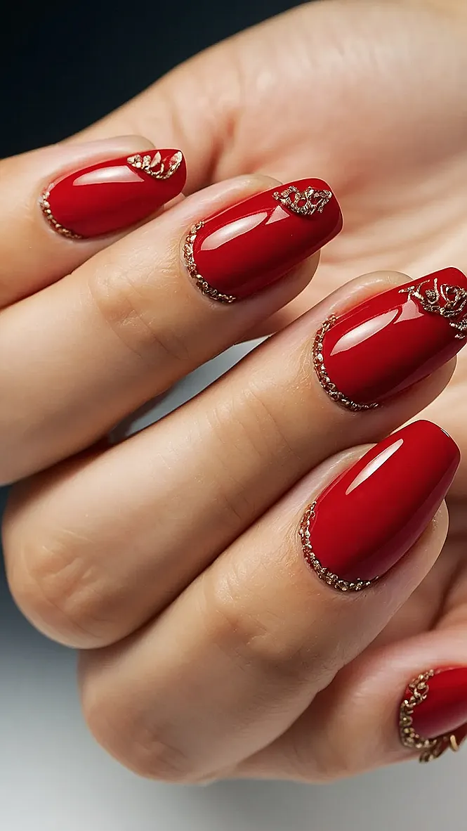 Scarlet Season Mani
