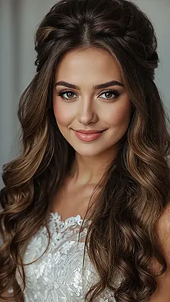 Effortless Wedding Party Hair