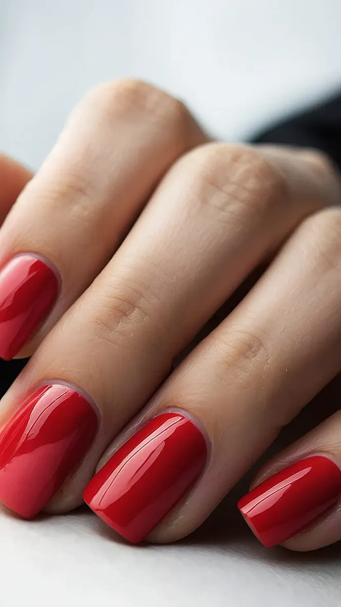 Red Hot Romance Nails