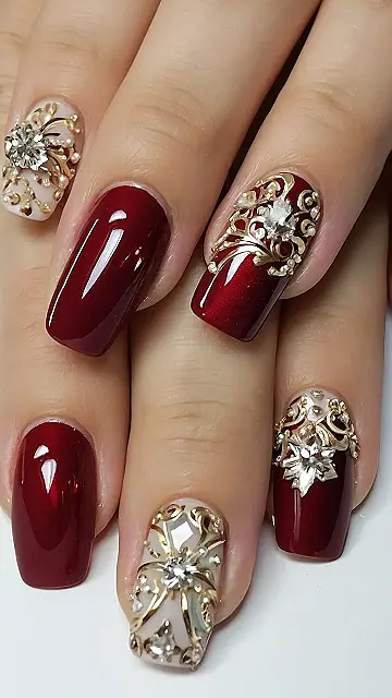 Jingle Bells Mani