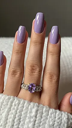 Royal Lavender Manicure