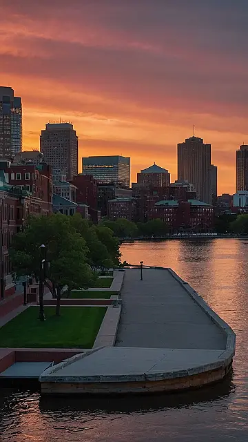 Sunset’s Peaceful Boston