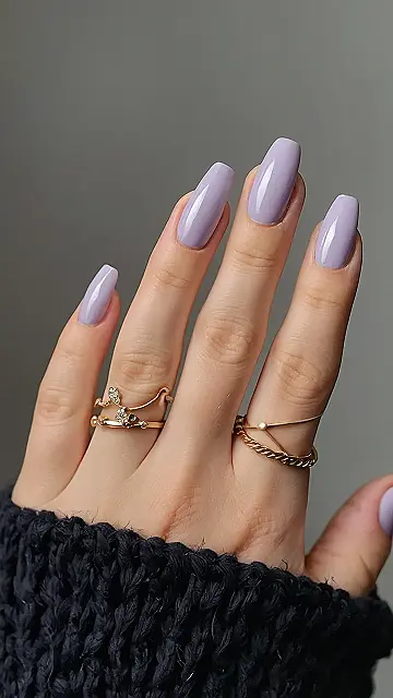 Forbidden Lavender Nails