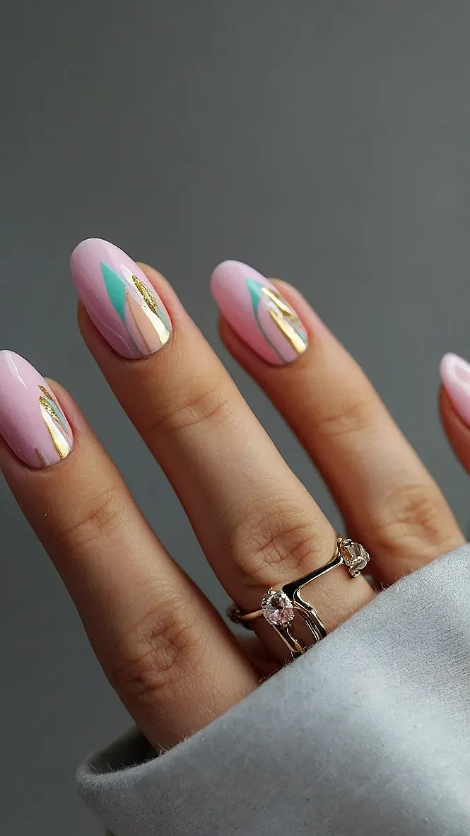 Pink Minimalist Nails
