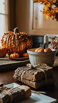 Spice & Shine: Fall Feast Decor