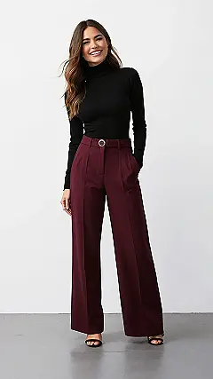 The Burgundy Pant Power