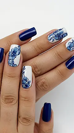 Blue Mood Mani