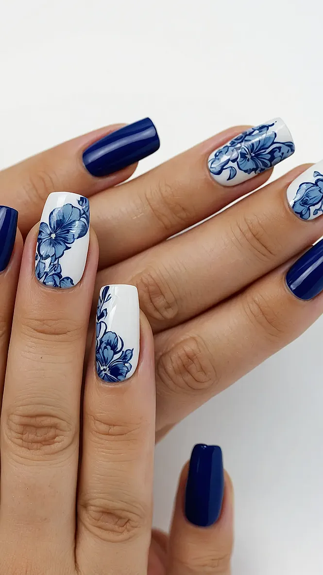 Blue Mood Mani