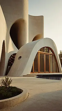 Concrete Undulation: