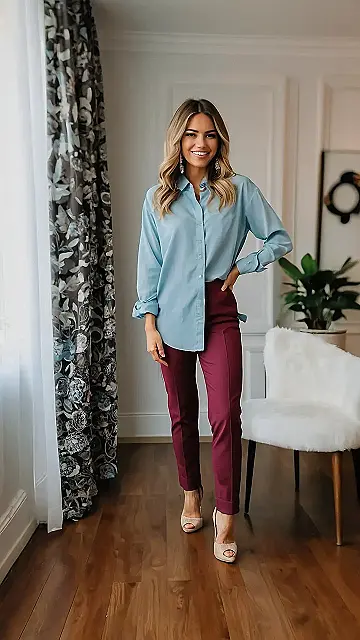 Burgundy’s Bold Statement