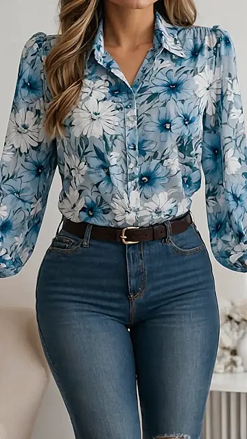 Floral Flair Blouse