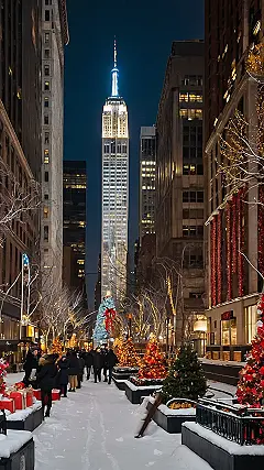 NYC Christmas Dreamscape: