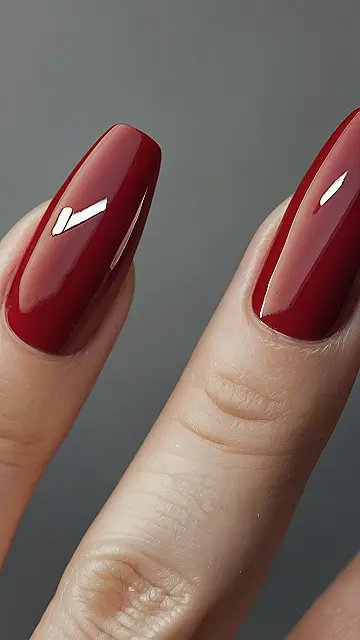 Red Hot Gel Nails!