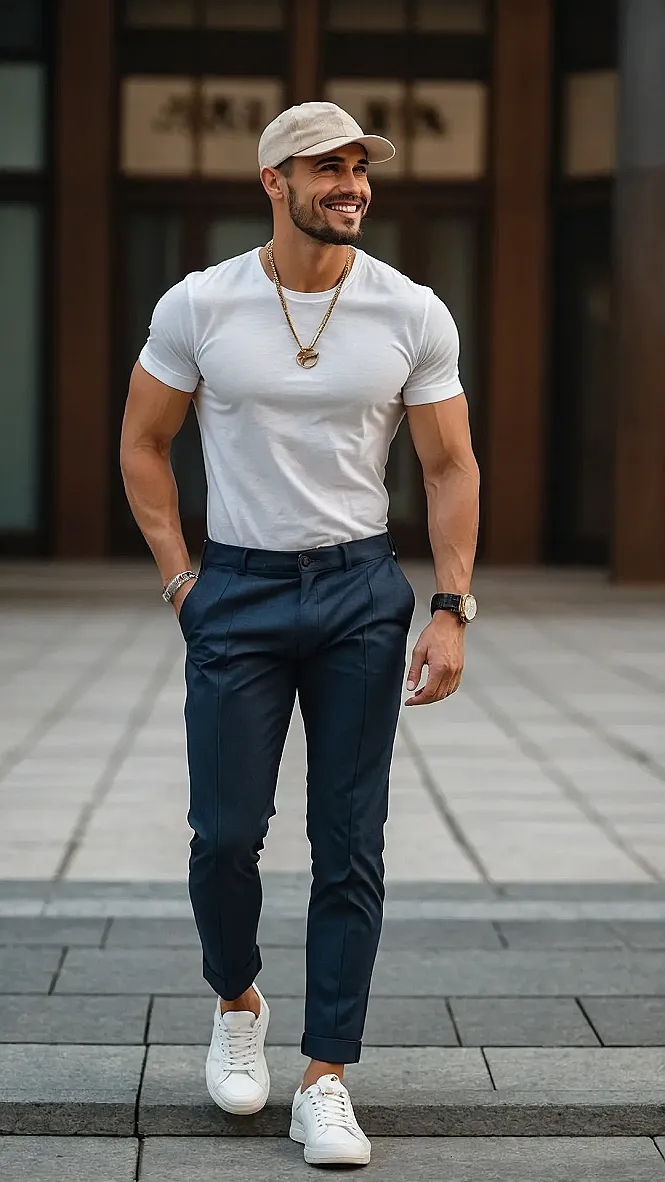 Trousers & Trainers: Smart Casual Victory