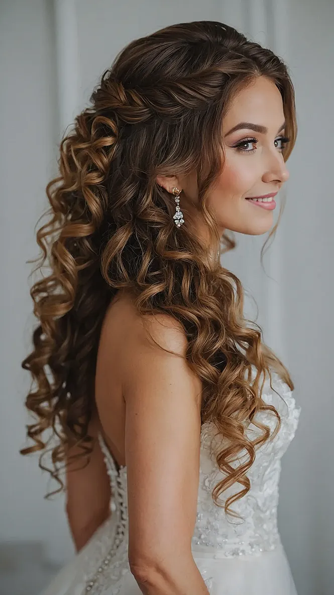 Effortless Bridal Curls