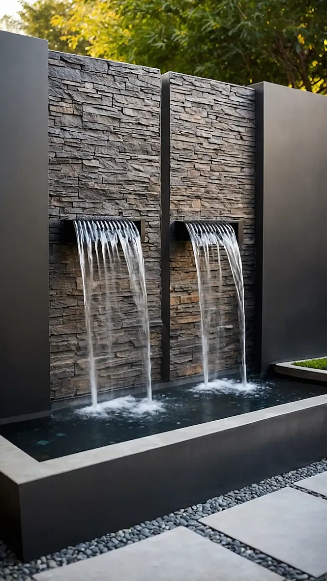 Vertical Water Art