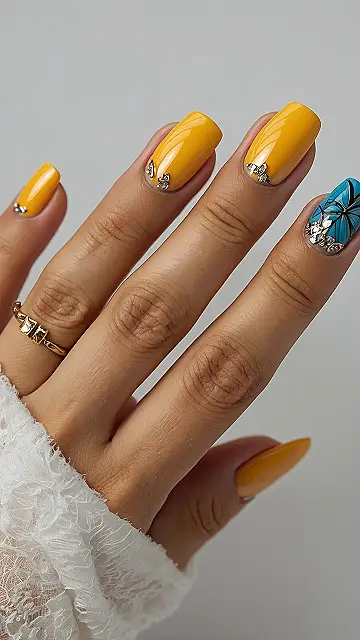 Glamorous Getaway Nails